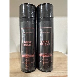 Beachwaver Co. Shine Bright Shampoo & Conditioner Set Vegan Argan 8oz